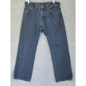 Levis 559 Jeans Mens 33x30 Blue Relaxed Straight Leg Fit Dark Wash Denim